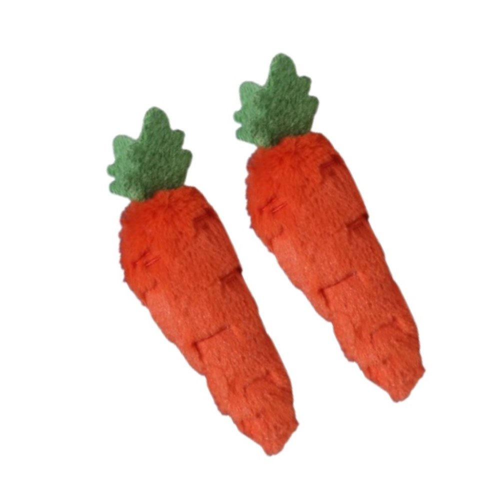 Midlee Easter Carrot Plush Dog Toy - 2 Pack